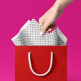 タイニーブラックハートバレンティーンズデイギフトティッシュペーパー 薄葉紙