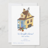 タイニーホーム引っ越し祝いパーティー招待状 招待状 (正面)