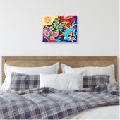 タイノとヴェジガンテス – アートバイガリナ キャンバスプリント (インサイチュ (寝室))