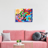 タイノとヴェジガンテス – アートバイガリナ キャンバスプリント (インサイチュ (リビング))