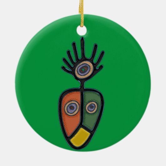 タイノシンボルサークルオーナメント セラミックオーナメント (裏面)