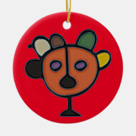 タイノシンボルサークルオーナメント セラミックオーナメント