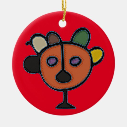 タイノシンボルサークルオーナメント セラミックオーナメント (正面)