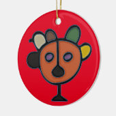 タイノシンボルサークルオーナメント セラミックオーナメント (左)