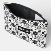 タイノシンボルプエルトリコ文化 アクセサリーポーチ (見開き)