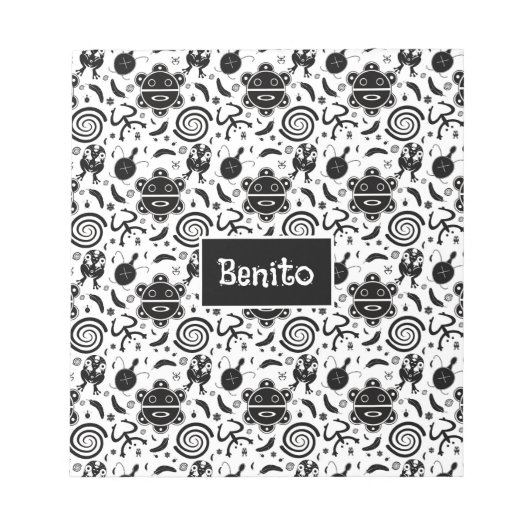 タイノシンボルプエルトリコ文化 ノートパッド (正面)