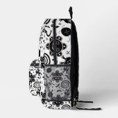 タイノシンボルプエルトリコ文化 プリントバックパック (右)