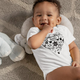 タイノシンボルプエルトリコ文化 ベビーボディスーツ