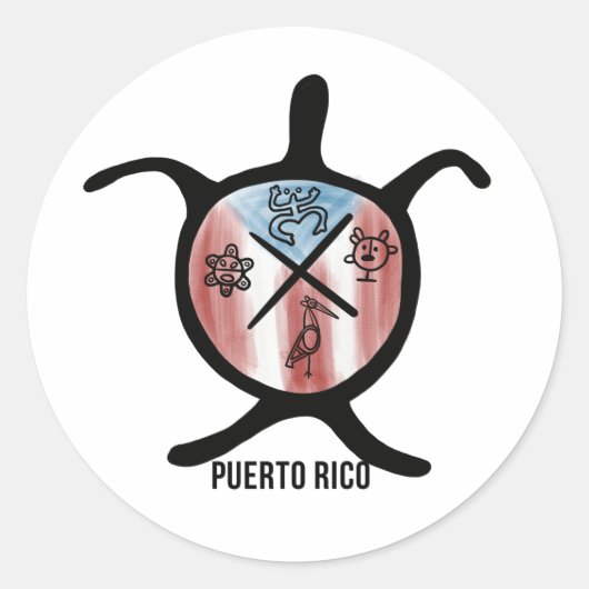 タイノ記号 ラウンドシール (正面)