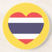 タイハート国旗 コースター (正面)