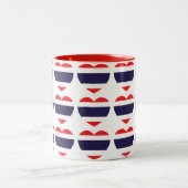 タイハート国旗 ツートーンマグカップ (中央)