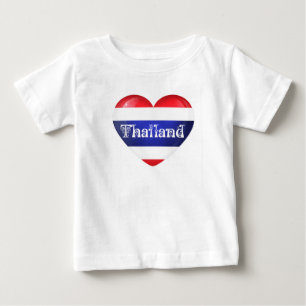 タイハート国旗 ベビーTシャツ
