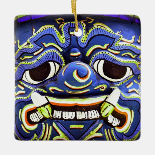 タイバンコクカスタムクリスマスオーナメント セラミックオーナメント (正面)