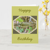 タイバンツソックモスキャタピラ カード (黄色い花)