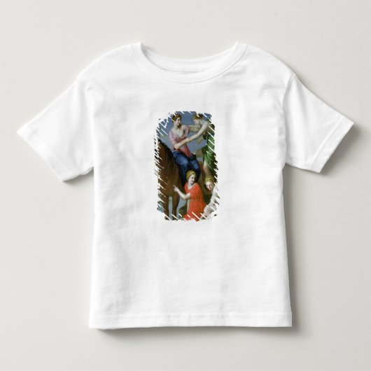 タイバーを交差させるClelia トドラーTシャツ (正面)