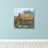 タイパビリオンアートスクエアアート キャンバスプリント (インサイチュ (ウッドフロア))