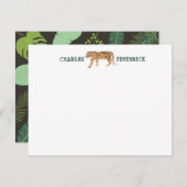 タイパーソナライズされたガーノート ノートカード (正面/裏面)