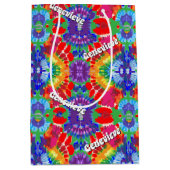 タイパーソナライズされた染料 ミディアムペーパーバッグ (正面)