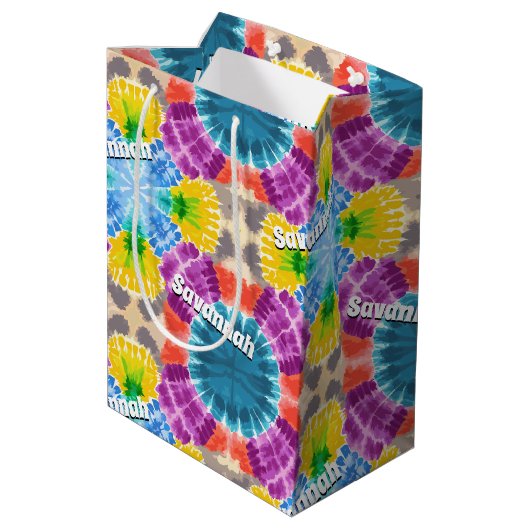 タイパーソナライズされた染料 ミディアムペーパーバッグ (裏面アングル)