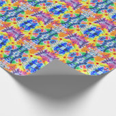 タイパーソナライズされた染料 ラッピングペーパー (角)