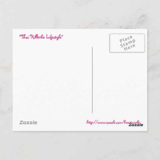 タイヒルトゥリーライフスタイル ポストカード (裏面)