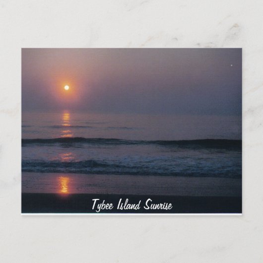 タイビーアイランドサンライズジョージアはがき ポストカード (正面)