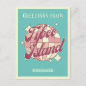 タイビーアイランドジョージアチャタムUSAレトロポストカード ポストカード (正面)