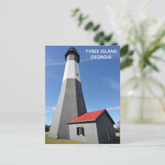 タイビーアイランドジョージアライトハウストラベル ポストカード (スタンド正面)