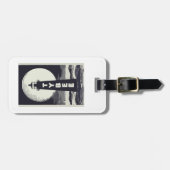 タイビーアイランドジョージアライトハウスムーン ラゲッジタグ (正面横)