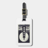 タイビーアイランドジョージアライトハウスムーン ラゲッジタグ (正面縦)