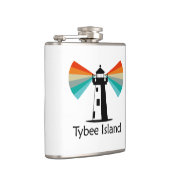 タイビーアイランドジョージアライトハウスレインボー フラスク (右)