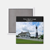 タイビーアイランドジョージアライトハウス マグネット (正面/裏面)