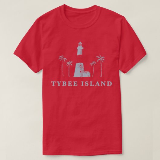タイビーアイランドライトハウスサバンナジョージアTシャツ Tシャツ (デザイン正面)