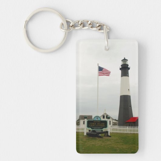 タイビーアイランドライトハウスステーション キーホルダー (正面)