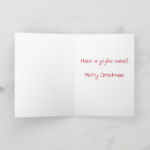 タイビーサンタクリスマスカード カード (内部)