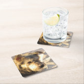 タイビーチドッグ スクエアペーパーコースター (インサイチュ)