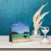 タイビーチ写真と魚釣り船 フォトプラーク (インサイチュ)