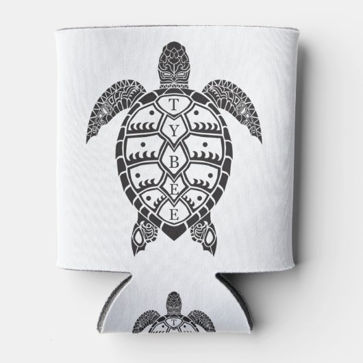 タイビーブラックカメ 缶クーラー (正面)