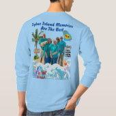 タイビー島の思い出は花婿介添人のTシャツ Tシャツ (裏面)