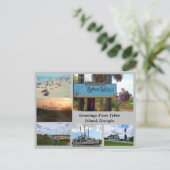 タイビー島の眺め、ジョージアはがき ポストカード (スタンド正面)