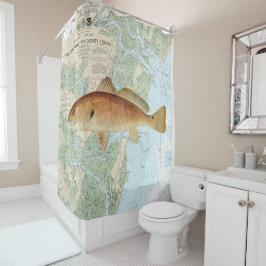 タイビー島の赤いドラムからDoboyサウンドチャート シャワーカーテン