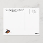 タイビー島，ジョージアはがき ポストカード (裏面)