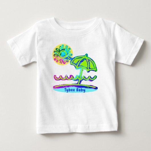 タイビー島、ジョージアTシャツ ベビーTシャツ (正面)
