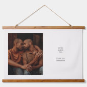 タイピモダンーカスタムター写真愛文字 吊り下げ型タペストリー (正面)