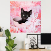 タイピンクフローラ ポスター (ホームオフィス)