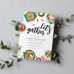 タイフードディナーパーティーリハーサルディナー 招待状