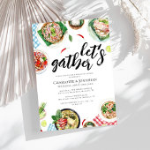 タイフードディナーパーティーリハーサルディナー 招待状