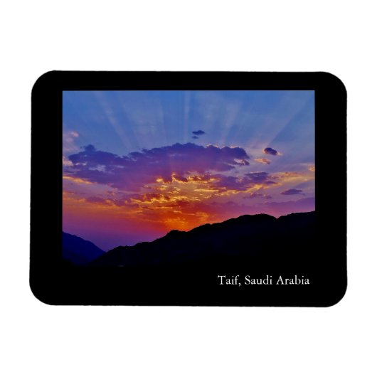 タイフ、サウジアラビア マグネット (横)