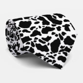 タイブラック&ホワイトスタイルプリント動物 ネクタイ (ロール)