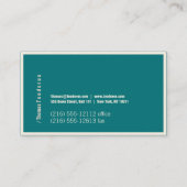 タイプと緑 名刺 (裏面)